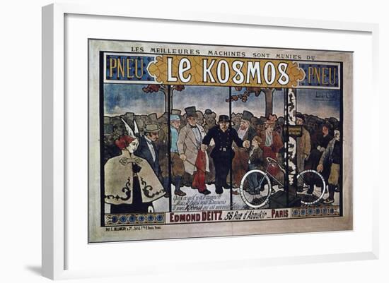 Vintage Bicycle-null-Framed Giclee Print