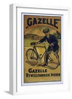 Vintage Bicycle-null-Framed Giclee Print