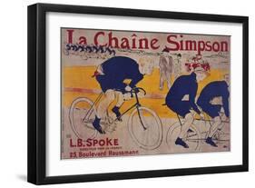 Vintage Bicycle-null-Framed Giclee Print