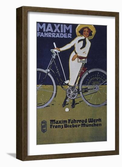 Vintage Bicycle-null-Framed Giclee Print