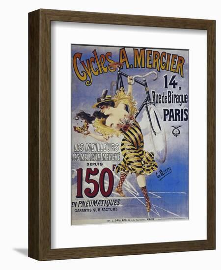 Vintage Bicycle-null-Framed Giclee Print