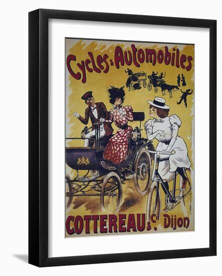 Vintage Bicycle-null-Framed Giclee Print