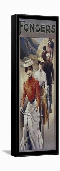 Vintage Bicycle-null-Framed Stretched Canvas