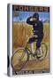 Vintage Bicycle-null-Stretched Canvas