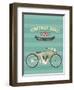 Vintage Bike-vector pro-Framed Art Print