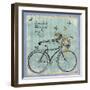 Vintage Bike-Erin Clark-Framed Giclee Print