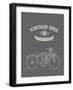 Vintage Bike-vector pro-Framed Art Print