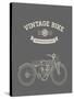 Vintage Bike-vector pro-Stretched Canvas