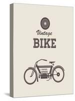 Vintage Bike-vector pro-Stretched Canvas