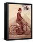 Vintage Biker-null-Framed Stretched Canvas