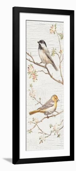 Vintage Birds Panel II-Danhui Nai-Framed Art Print