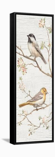 Vintage Birds Panel II-Danhui Nai-Framed Stretched Canvas