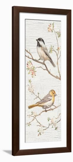 Vintage Birds Panel II-Danhui Nai-Framed Premium Giclee Print