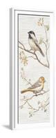 Vintage Birds Panel II-Danhui Nai-Framed Premium Giclee Print