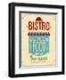 Vintage Bistro Poster-avean-Framed Art Print