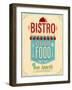 Vintage Bistro Poster-avean-Framed Art Print