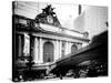 Vintage Black and White Series - Grand Central Station - 42nd Street Sign - Manhattan, New York-Philippe Hugonnard-Stretched Canvas