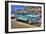 Vintage Blue Car-Robert Kaler-Framed Photographic Print