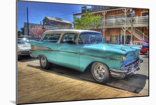 Vintage Blue Car-Robert Kaler-Mounted Photographic Print