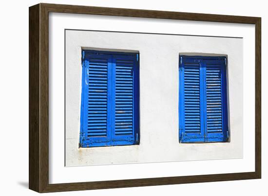 Vintage Blue Window-felker-Framed Photographic Print