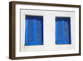 Vintage Blue Window-felker-Framed Photographic Print