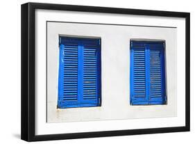 Vintage Blue Window-felker-Framed Photographic Print