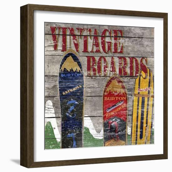 Vintage boards I-Karen Williams-Framed Giclee Print