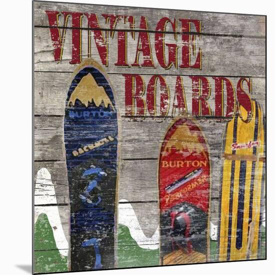 Vintage boards I-Karen Williams-Mounted Giclee Print