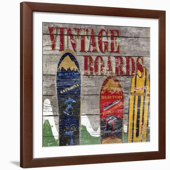 Vintage boards I-Karen Williams-Framed Giclee Print