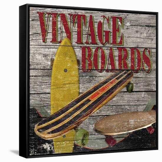 Vintage Boards II-Karen Williams-Framed Stretched Canvas