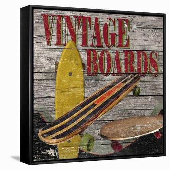 Vintage Boards II-Karen Williams-Framed Stretched Canvas