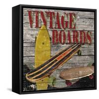 Vintage Boards II-Karen Williams-Framed Stretched Canvas