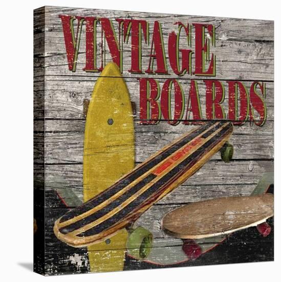 Vintage Boards II-Karen Williams-Stretched Canvas