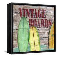 Vintage Boards III-Karen Williams-Framed Stretched Canvas