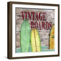 Vintage Boards III-Karen Williams-Framed Giclee Print