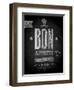 Vintage Bon Appetit Poster - Chalkboard-avean-Framed Art Print