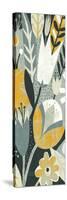 Vintage Bouquet Yellow Panel II-Michael Mullan-Stretched Canvas