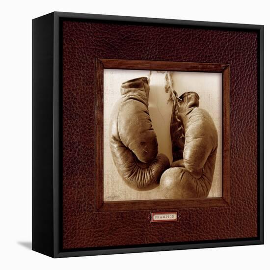 Vintage Boxing-Sam Appleman-Framed Stretched Canvas