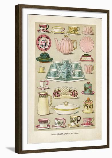 Vintage Breakfast China-The Vintage Collection-Framed Giclee Print