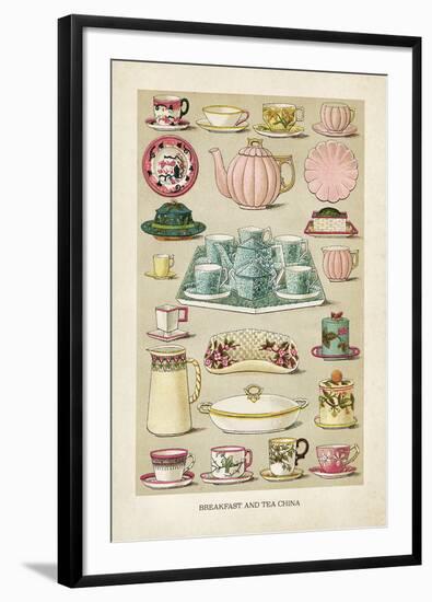 Vintage Breakfast China-The Vintage Collection-Framed Giclee Print