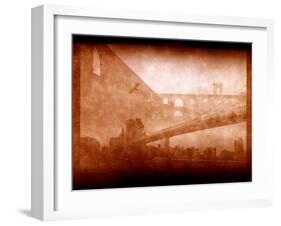 Vintage Bridge 2x-Evan Morris Cohen-Framed Premium Photographic Print
