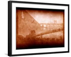 Vintage Bridge 2x-Evan Morris Cohen-Framed Premium Photographic Print