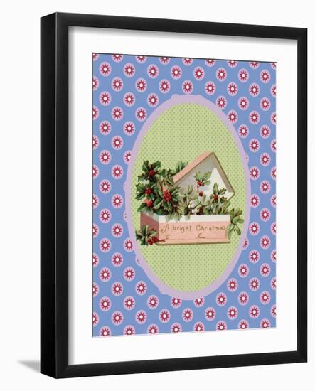 Vintage Bright Christmas-Effie Zafiropoulou-Framed Giclee Print