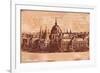 Vintage Budapest Background-Petrafler-Framed Premium Giclee Print