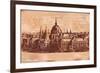 Vintage Budapest Background-Petrafler-Framed Premium Giclee Print