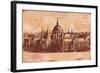 Vintage Budapest Background-Petrafler-Framed Art Print