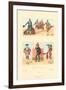 Vintage Bullfighting Outfits-null-Framed Art Print