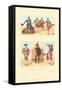 Vintage Bullfighting Outfits-null-Framed Stretched Canvas