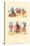 Vintage Bullfighting Outfits-null-Stretched Canvas