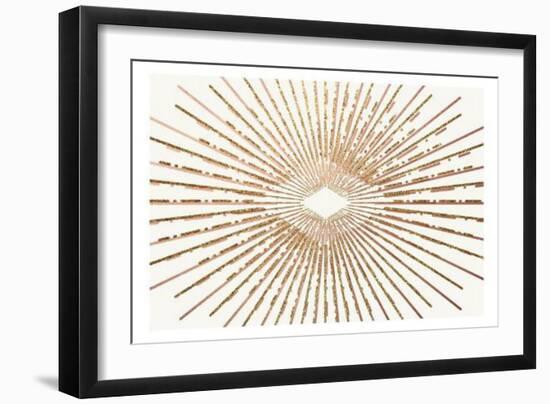 Vintage Burst 1-Kimberly Allen-Framed Art Print